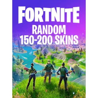 FORTNITE RANDOM 150-200 SKINS