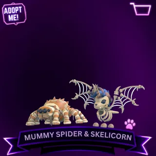 100X MUMMY SPIDER & SKELICORNS