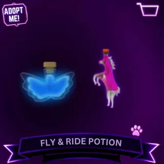 5x FLY & RIDE POTION 