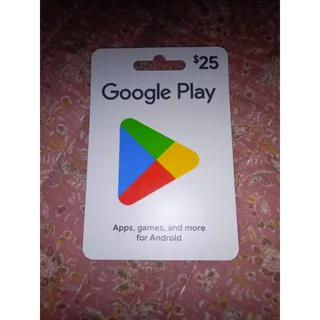 $25.00 USD Google Play