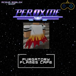 Purgatory Flames Cape - Peroxide - FAST DELIVERY