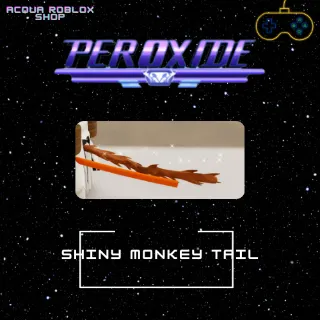 Shiny Effect Monkey Tail - Peroxide - FAST DELIVERY