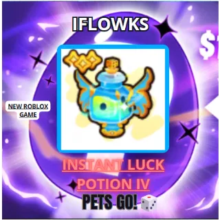 500X INSTANT LUCK POTION IV PETS GO