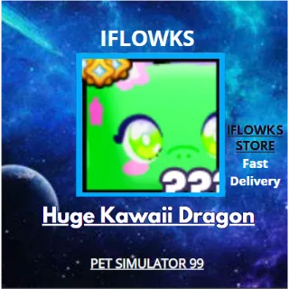 2x Huge Kawaii Dragon