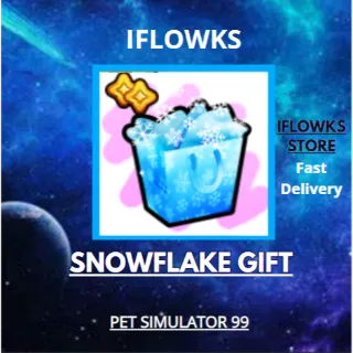 1000x SNOWFLAKE GIFT