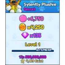 SYLENTLY PLUSHIE bgsi