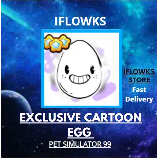 1X EXCLUSIVE CARTOON EGG 