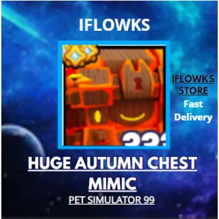 2X HUGE AUTUMN CHEST MIMIC