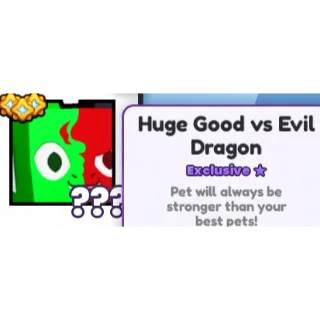 huge good vs evil dragon