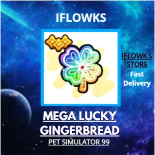 100X MEGA LUCKY GINGERBREAD