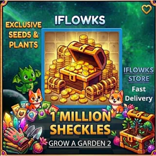 1m SHECKLES GROW A GARDEN 2
