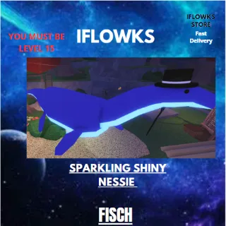 4x SPARKLING SHINY NESSIE| FISCH