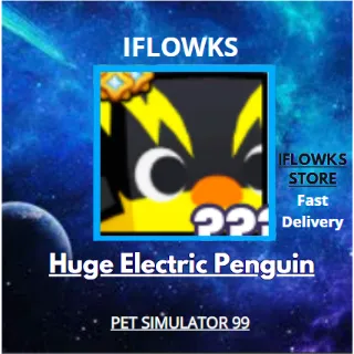 huge electric penguin