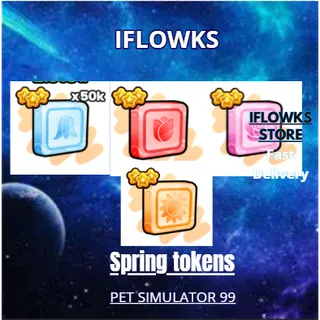 200k ALL Spring token  PET SIMULATOR 99
