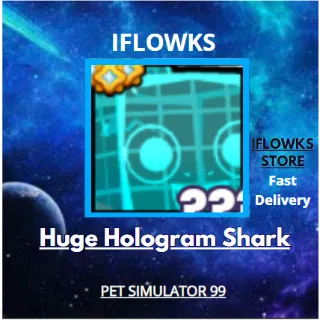 Huge Hologram Shark