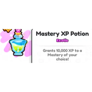 100x mastery xp potion