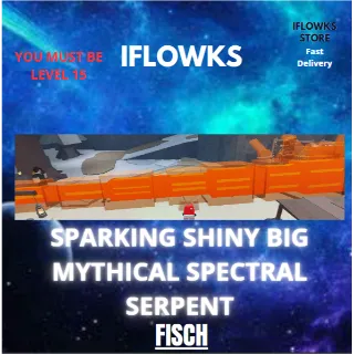 2x SPARKING SHINY BIG MYTHICAL SPECTRAL SERPENT