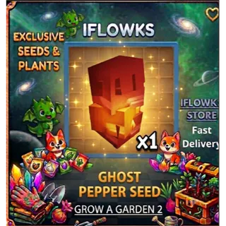 Ghost Pepper Seed GROW A GARDEN 2