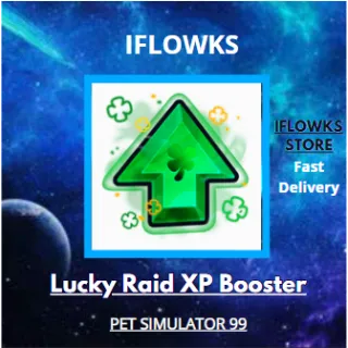 1000X Lucky Raid XP Booster PET SIMULATOR 99