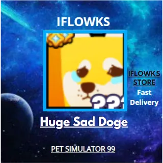 3X Huge Sad Doge