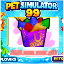 10x 2026 new year gift pet simulator 99