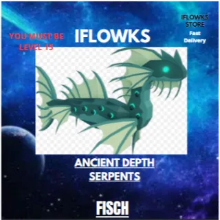 5x ANCIENT DEPTH SERPENTS FISCH