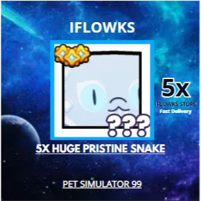 5X huge pristine snake