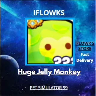 2x Huge Jelly Monkey