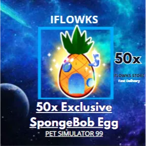 50x Exclusive SpongeBob Egg