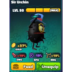 SIR URCHIN Spongebob Tower Defense 
