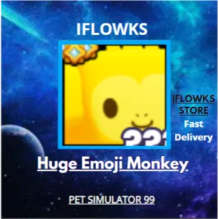 Huge Emoji Monkey