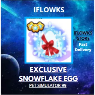 EXCLUSIVE SNOWFLAKE EGG