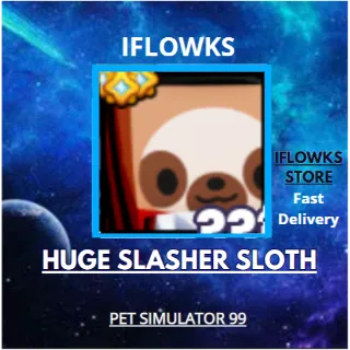 2x HUGE SLASHER SLOTH