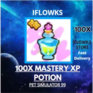 100x mastery xp potion