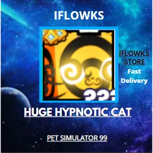 HUGE HYPNOTIC CAT