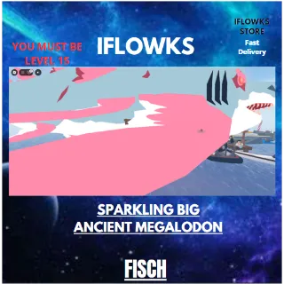 SPARKLING BIG ANCIENT MEGALODON| FISCH