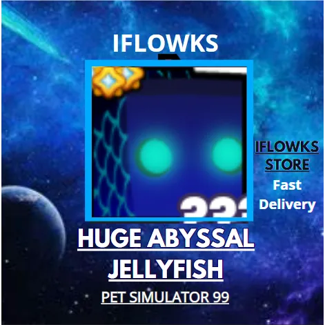 HUGE ABYSSAL JELLYFISH - Pet Simulator 99 Game Items - Gameflip