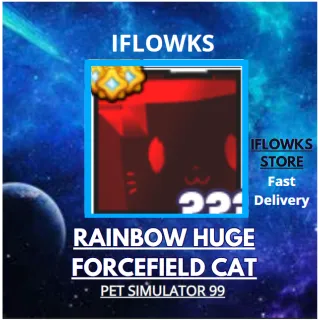 RAINBOW HUGE FORCEFIELD CAT