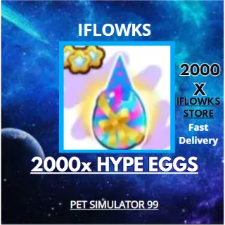 2000x hype eggs