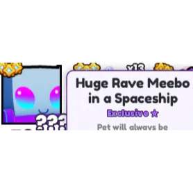huge rave meebo in a spaceship