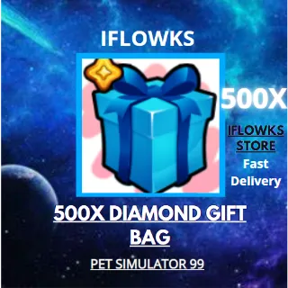 500X DIAMOND GIFT BAG