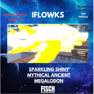 SPARKLING SHINY MYTHICAL ANCIENT MEGALODON| FISCH