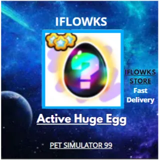 2x Active Huge Egg