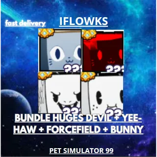 BUNDLE HUGES DEVIL + YEE-HAW + FORCE