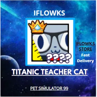 TITANIC TEACHER CAT