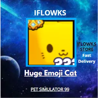 Huge Emoji Cat