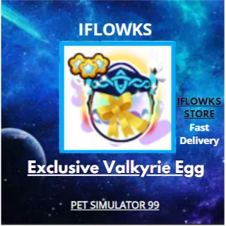 3x Exclusive Valkyrie Egg