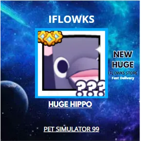 huge hippo