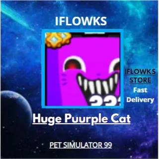 Huge Puurple Cat