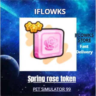 500k Spring rose token